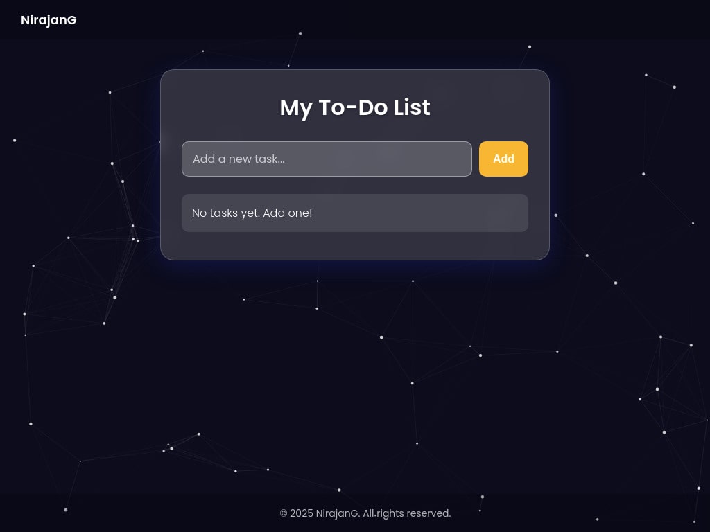 Thumbnail for Glassmorphism ToDo App